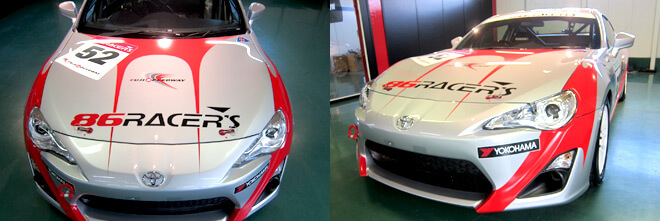 86RACERS ♯52をサポート致しました。